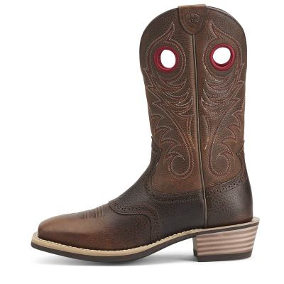 Ariat Heritage Roughstock Kahverengi Western Csizma Erkek (31074-485)